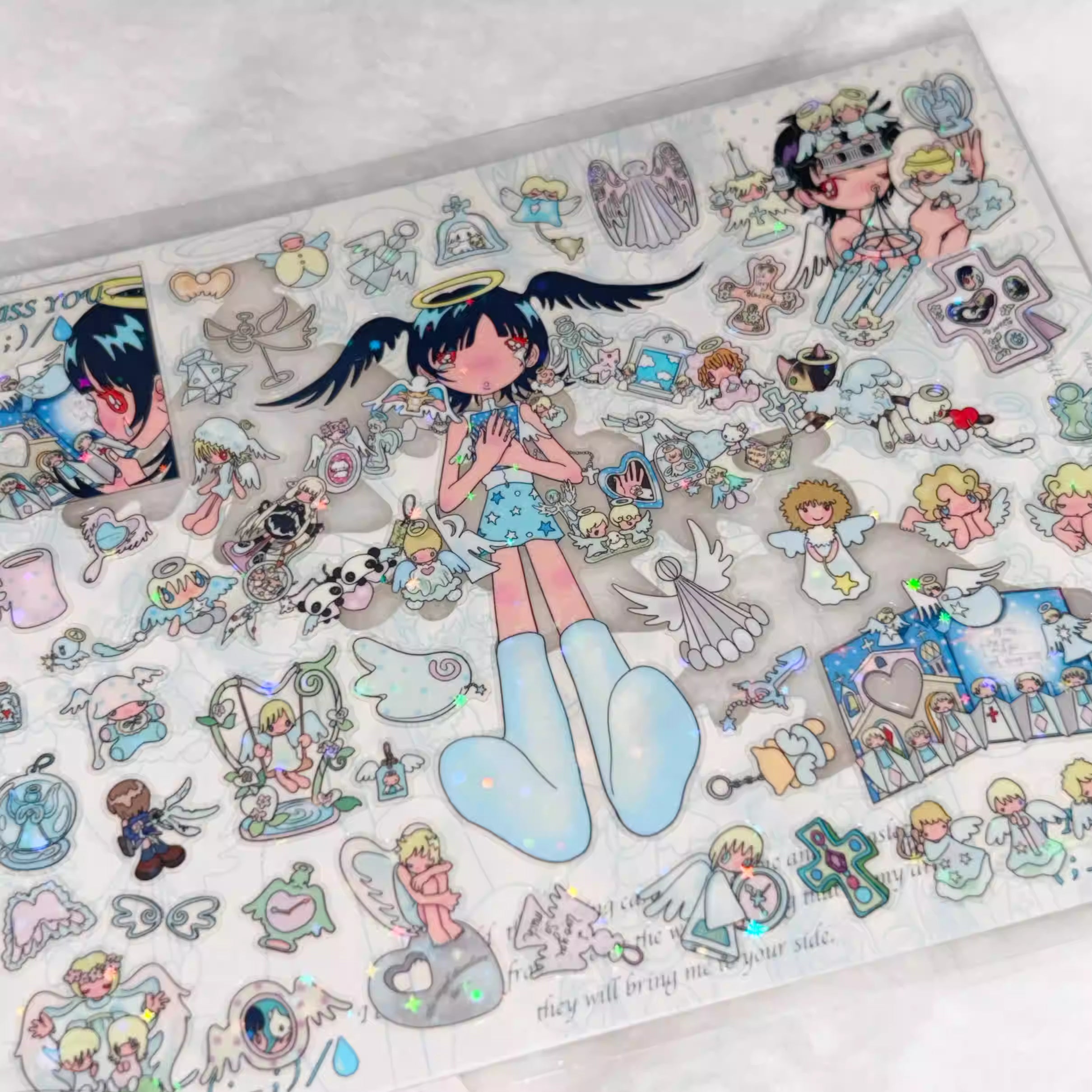 Sunonebird Collect Everything of the Angel Stickers