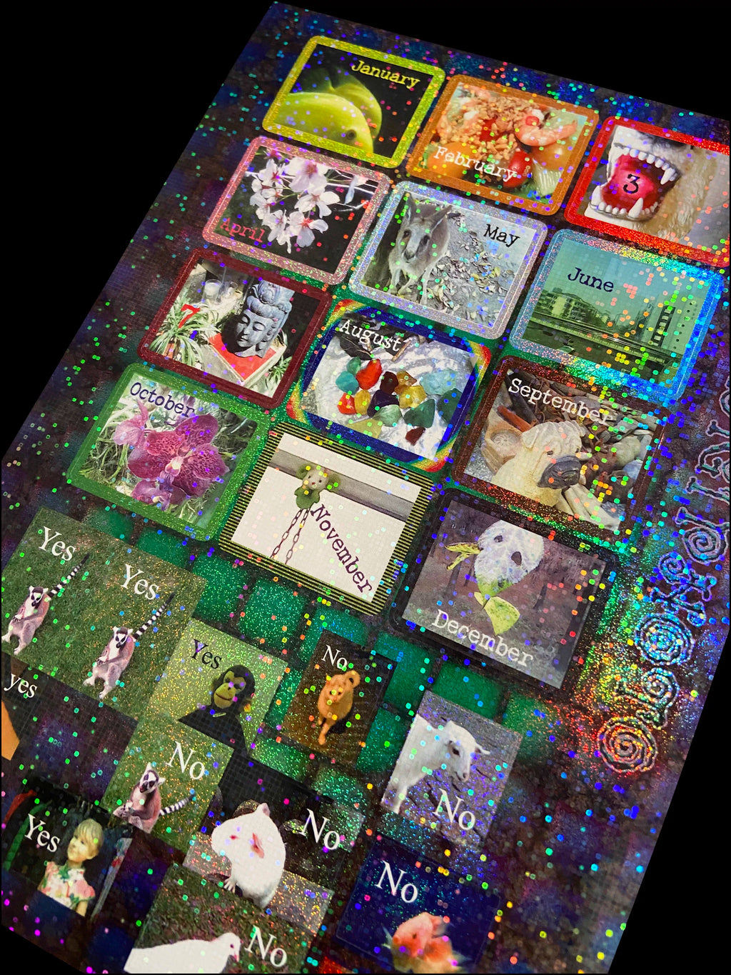 Niptong Digi Photo Yes or No Stickers