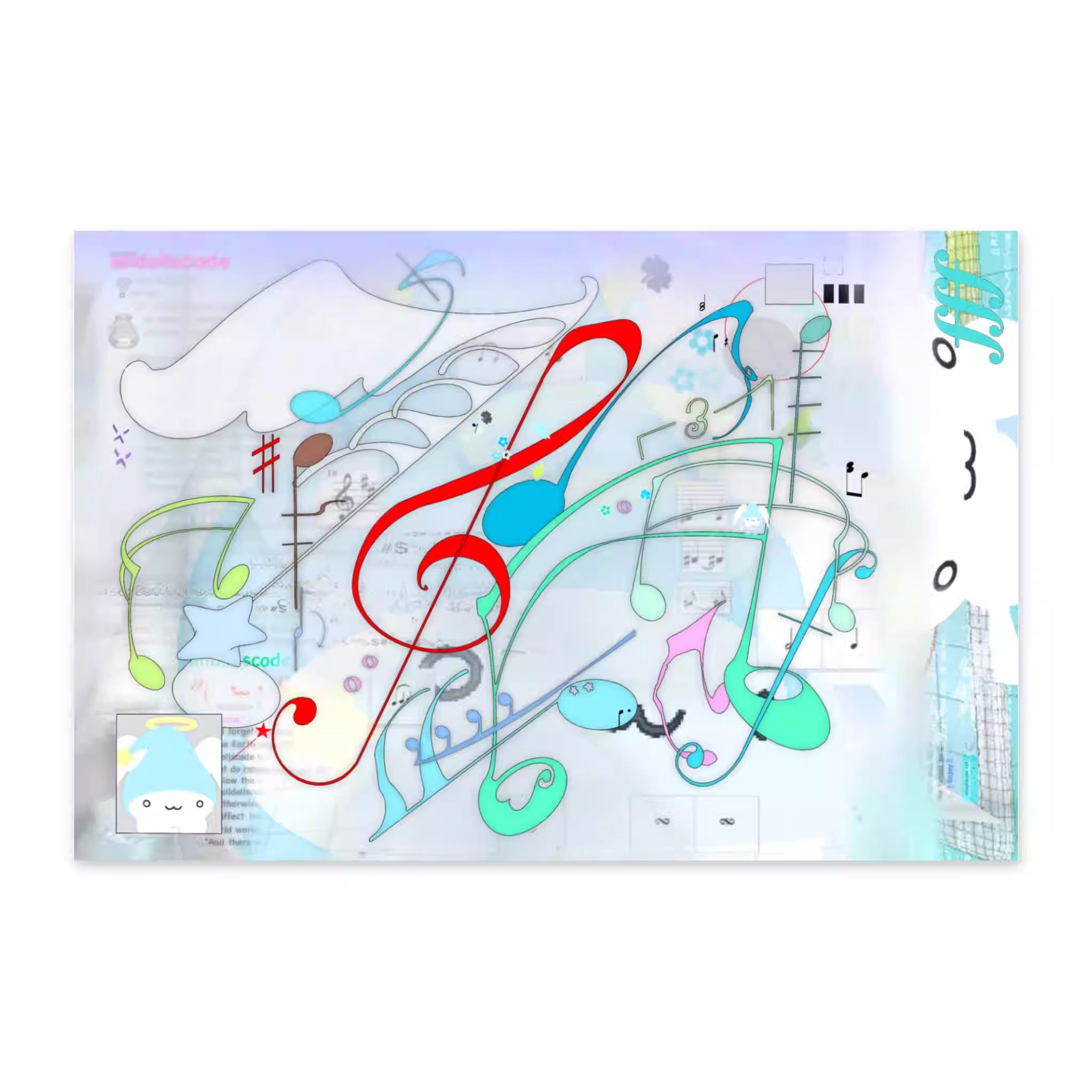 alldollscode Illustrated postcards