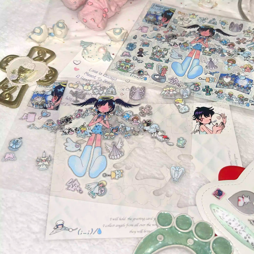 Sunonebird Collect Everything of the Angel Stickers