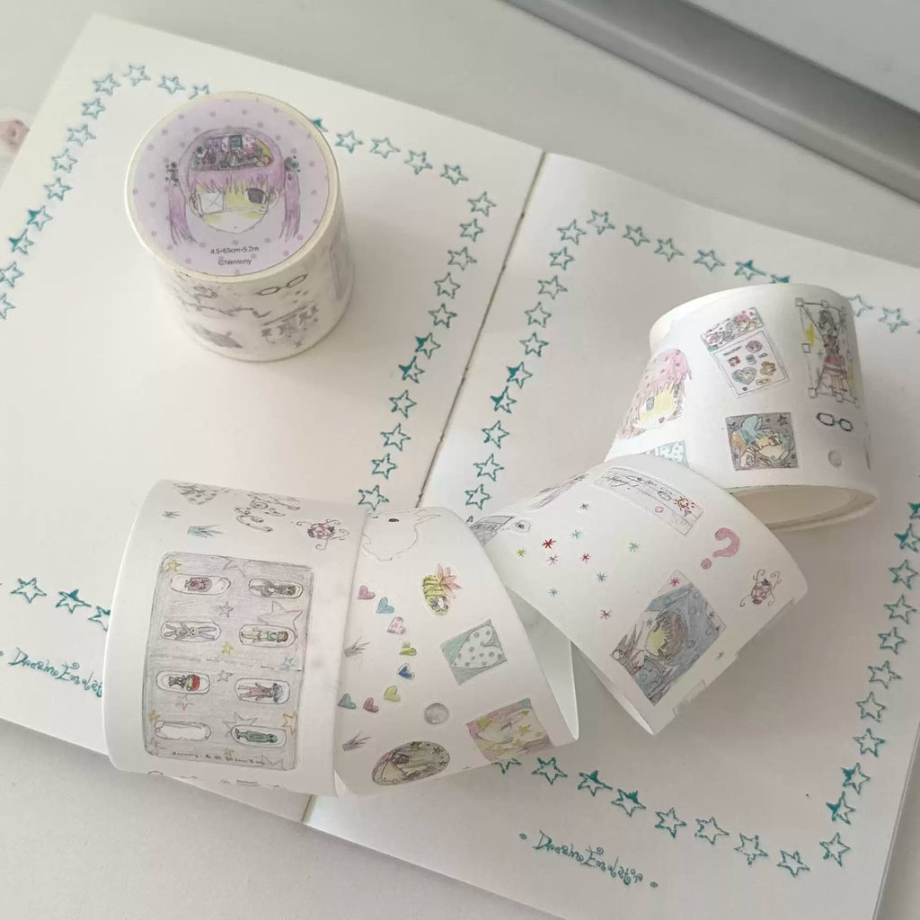 Nemony Rabbit Hole Glitter Sticker Strip