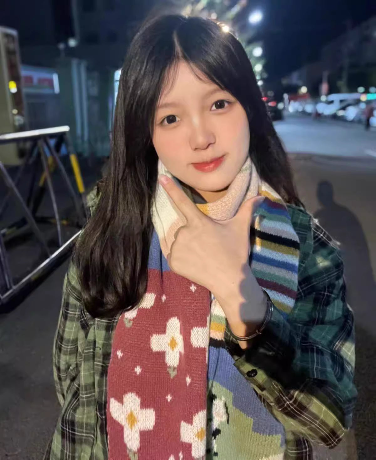 Autumn Patchwork Crochet Scarf