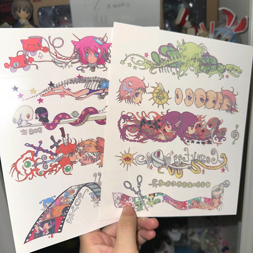 Oliwa Cosmic Egg Tattoo Sticker