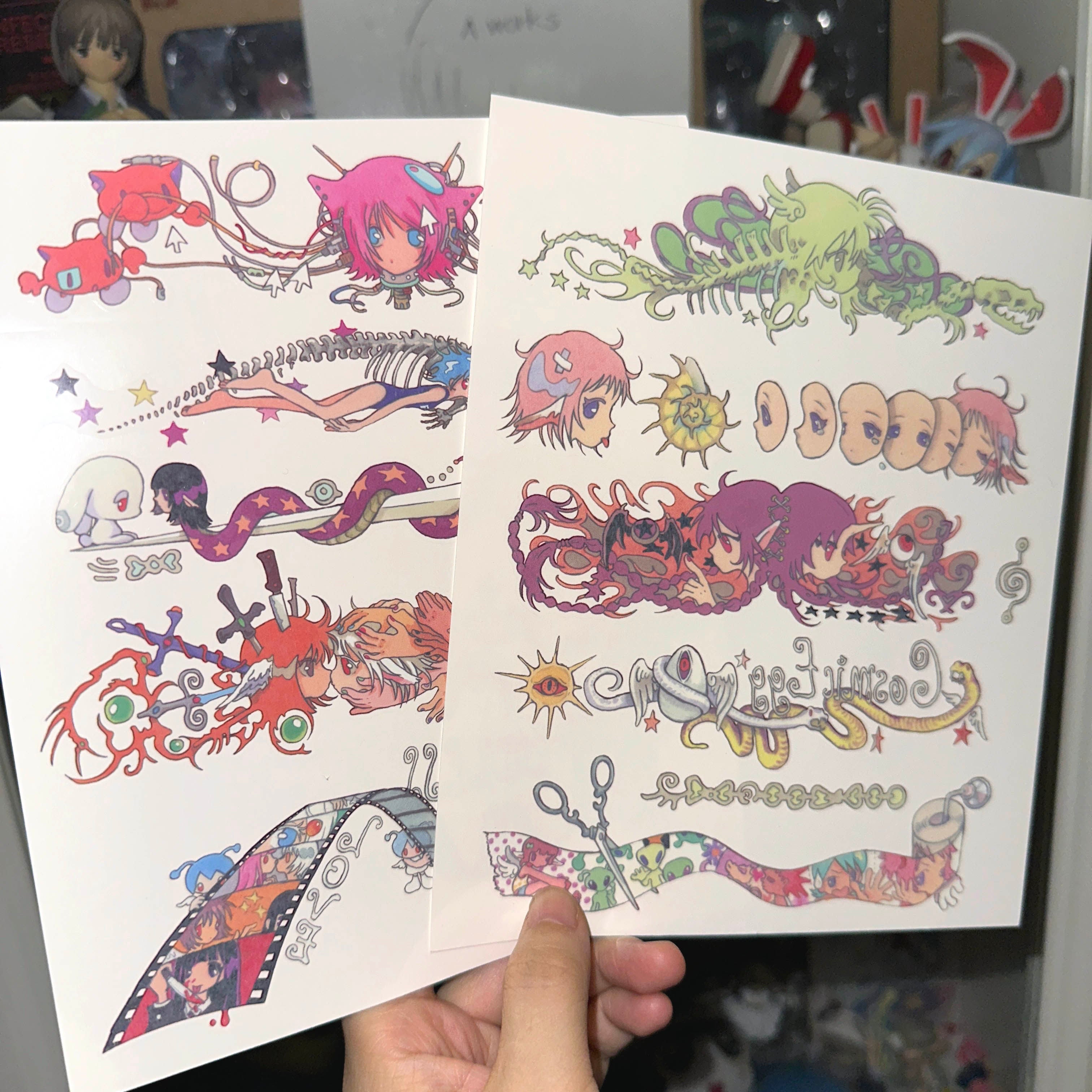 Oliwa Cosmic Egg Tattoo Sticker