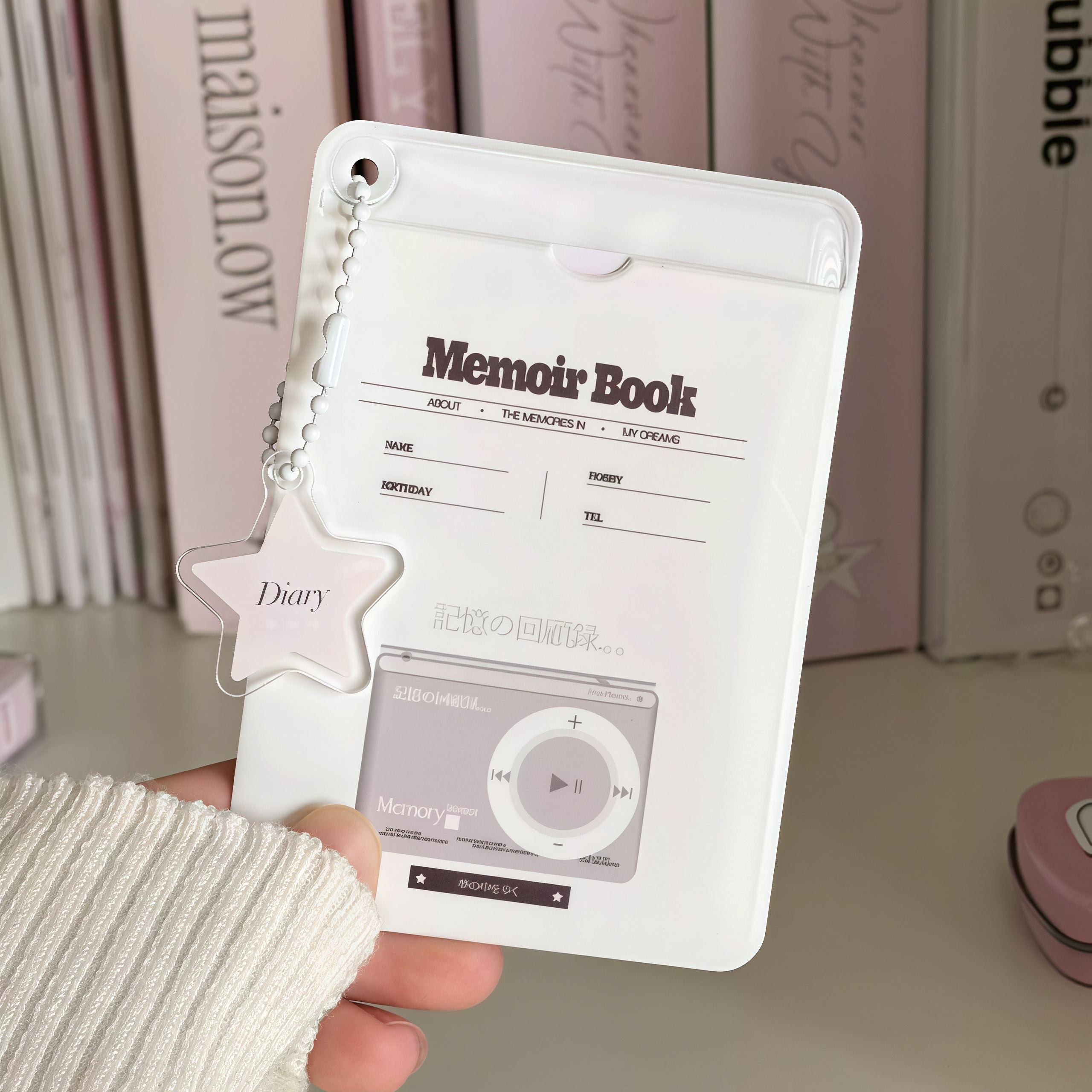 Retro Camera Star Card Holder