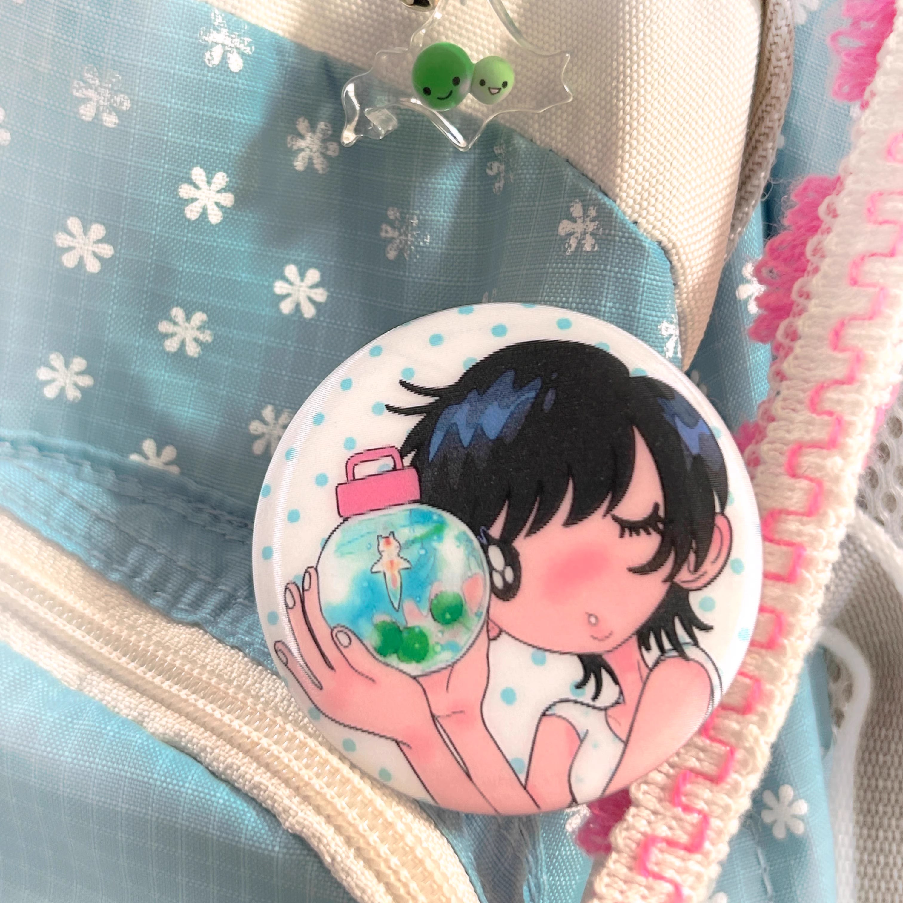 Sunonebird Pocket Terrarium Gaze Badge