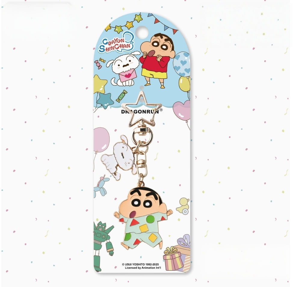 Shinchan Shape-Shifter Metal Keychain