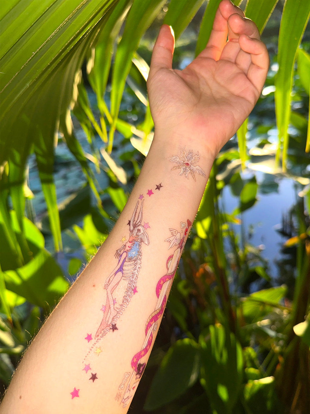 Oliwa Cosmic Egg Tattoo Sticker