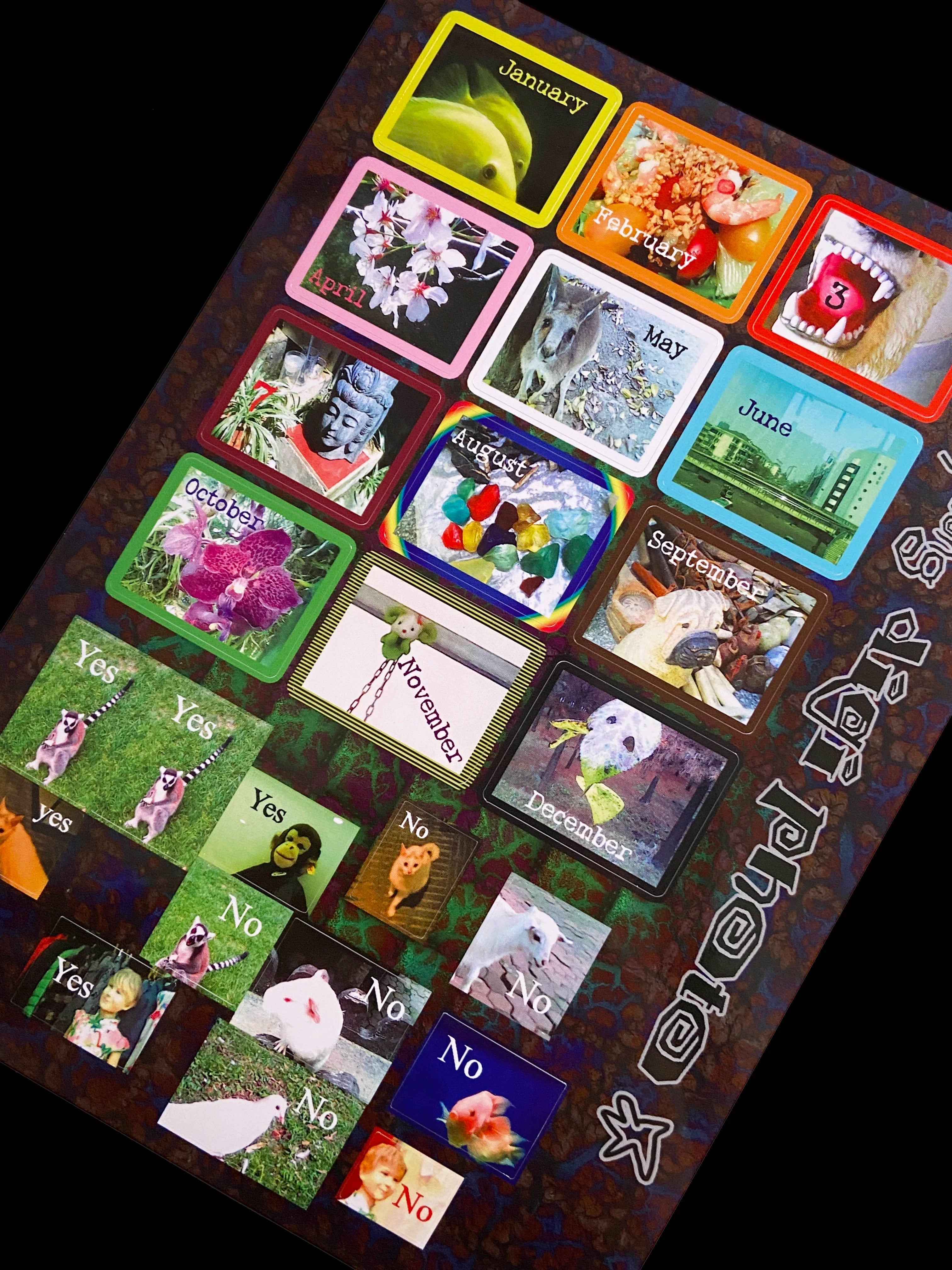 Niptong Digi Photo Yes or No Stickers