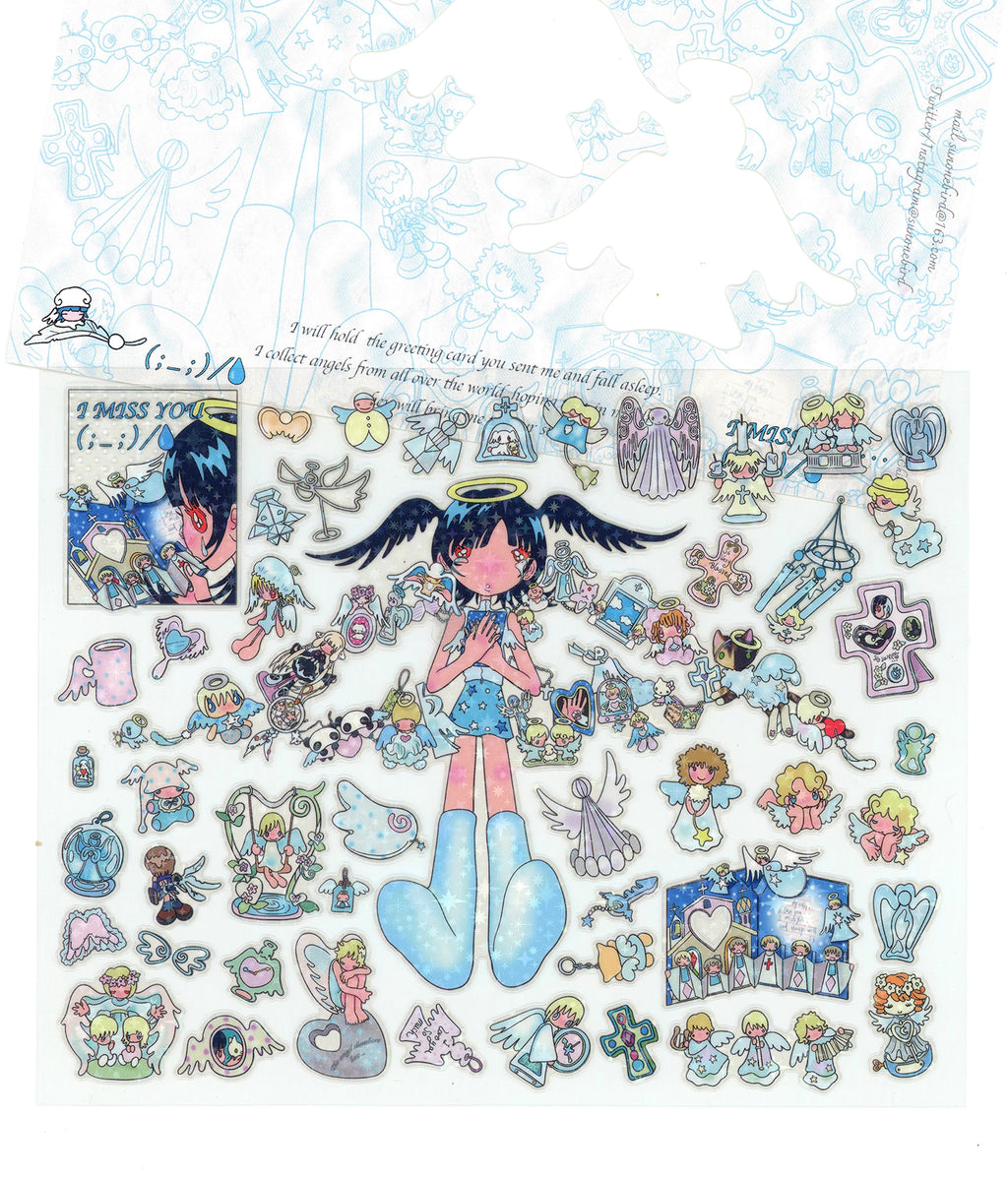 Sunonebird Collect Everything of the Angel Stickers