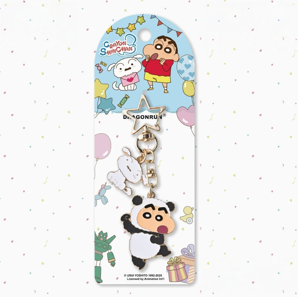 Shinchan Shape-Shifter Metal Keychain