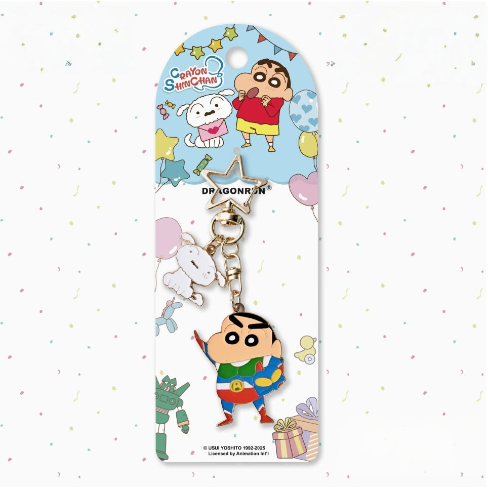 Shinchan Shape-Shifter Metal Keychain