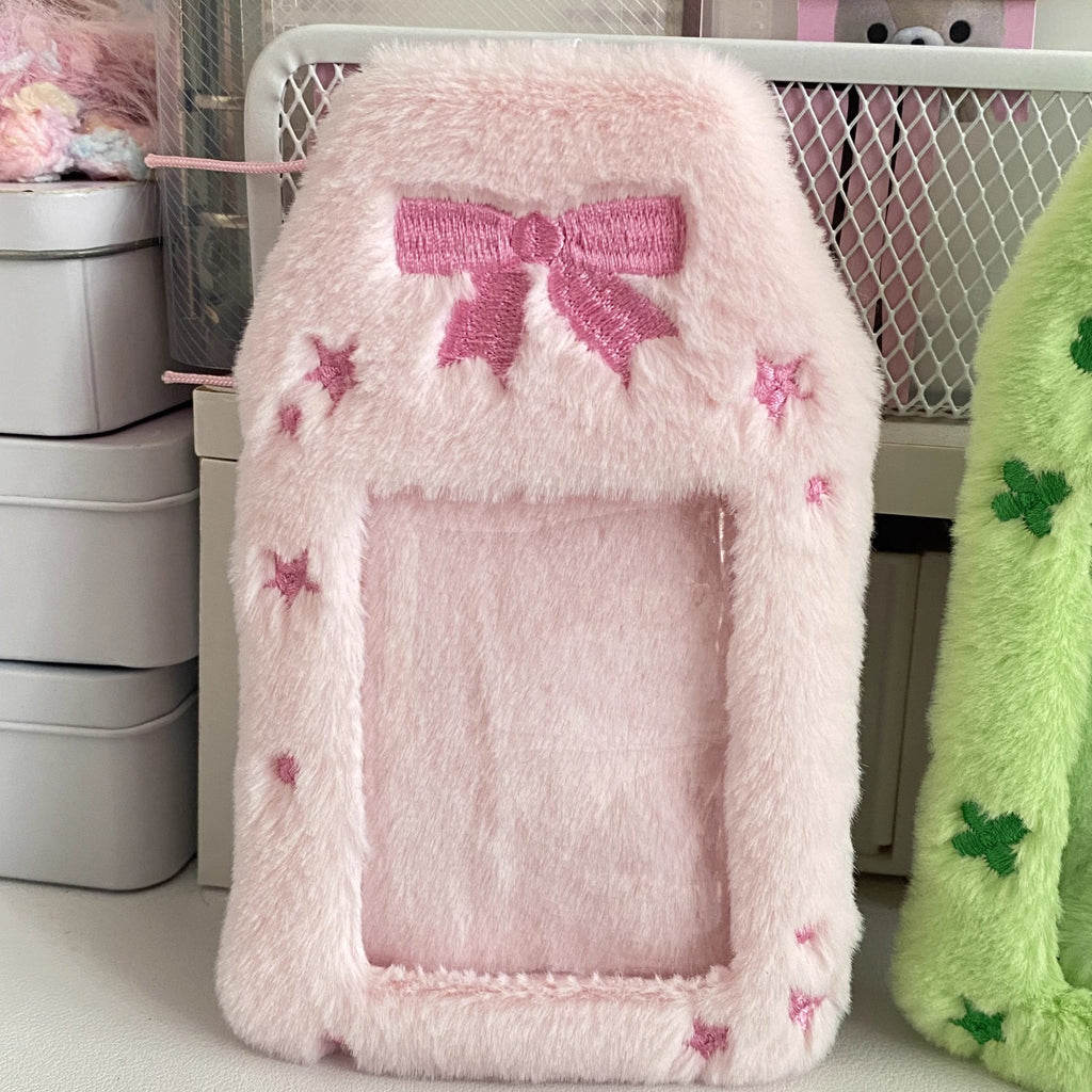 Pink Ribbon Card Holder