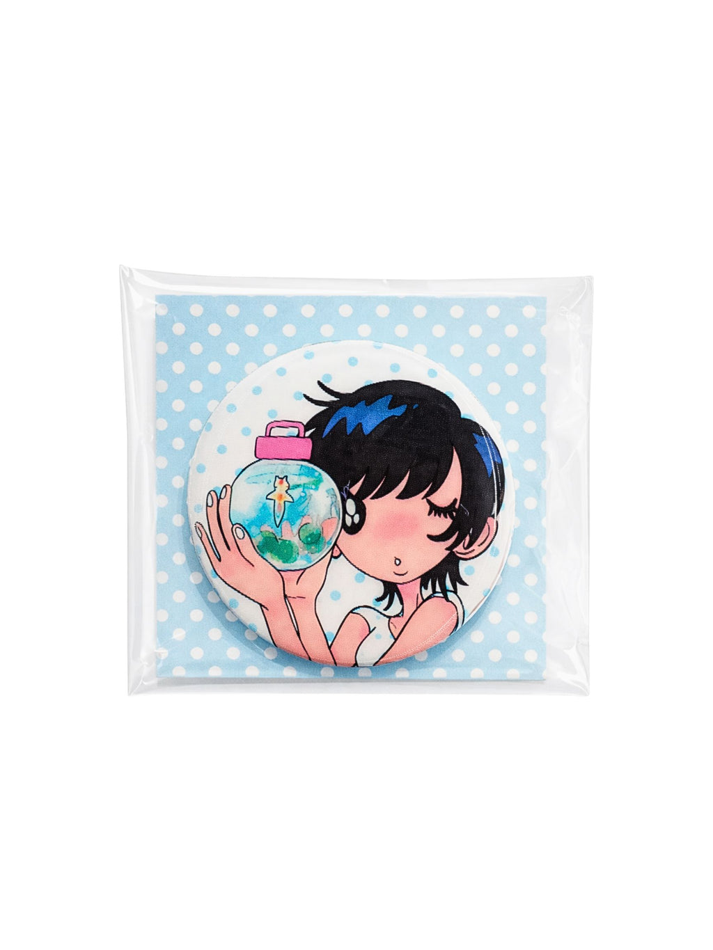 Sunonebird Pocket Terrarium Gaze Badge  (Lenticular Limited Edition)