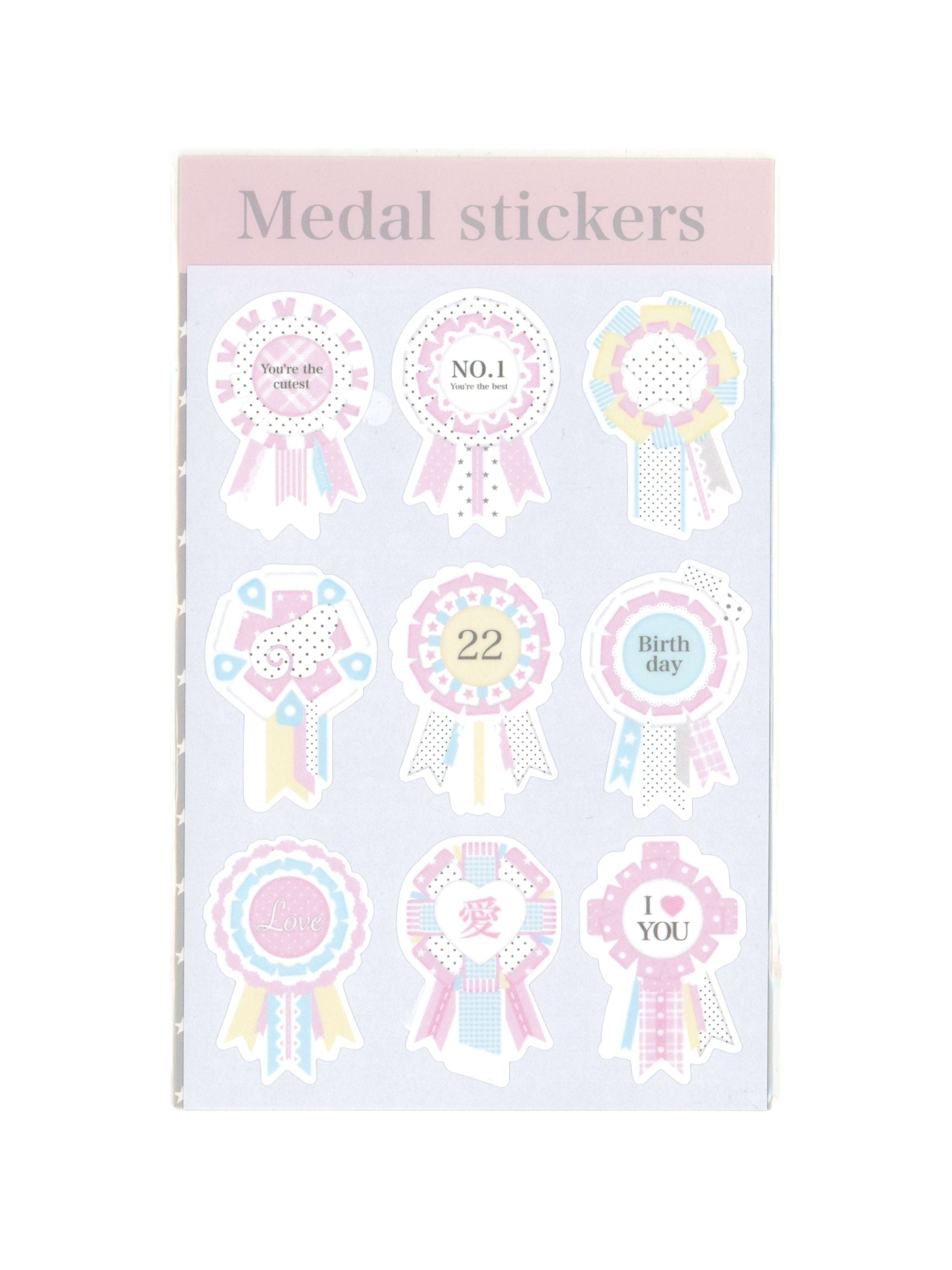 Pastel Medal Sticker