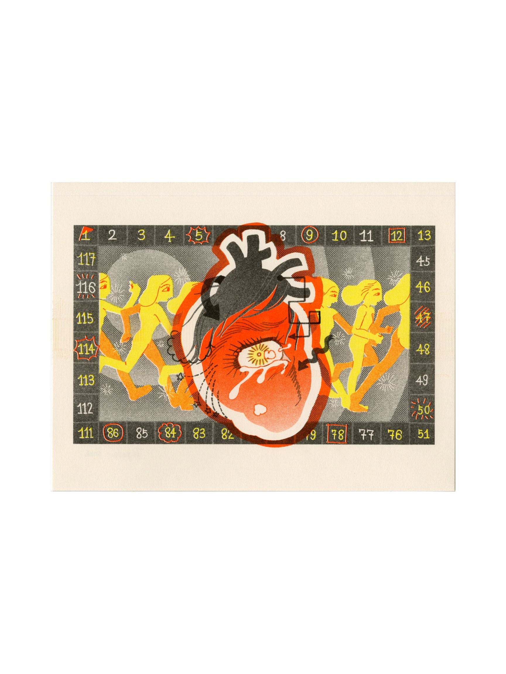 Pepeko Peek A Boo Riso Print