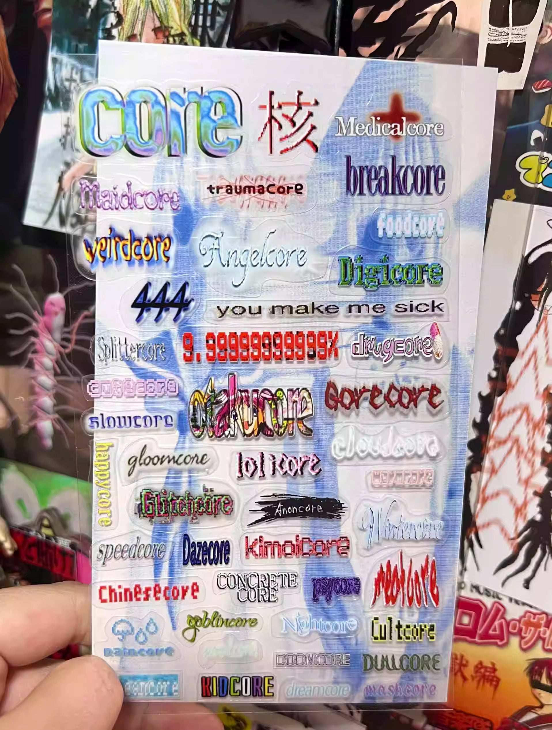 mewgodow 核 CORE Stickers