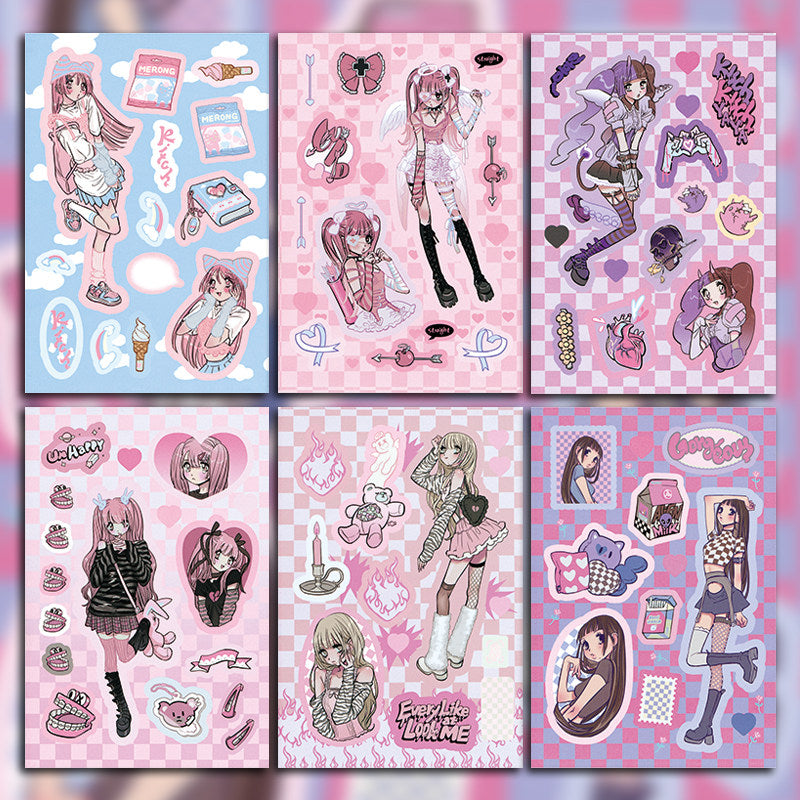 Domi Girls Sticker Set
