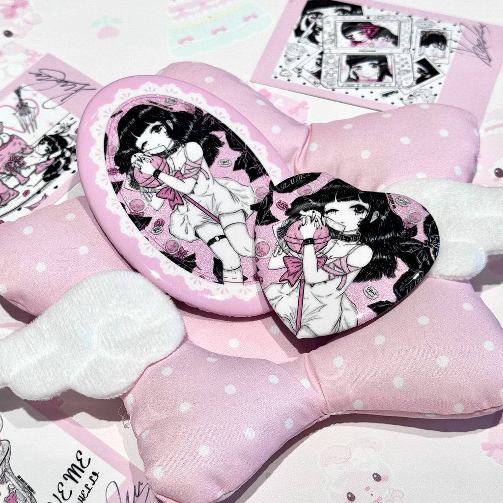 Pipoo LOVE ME Candy Girl Badge