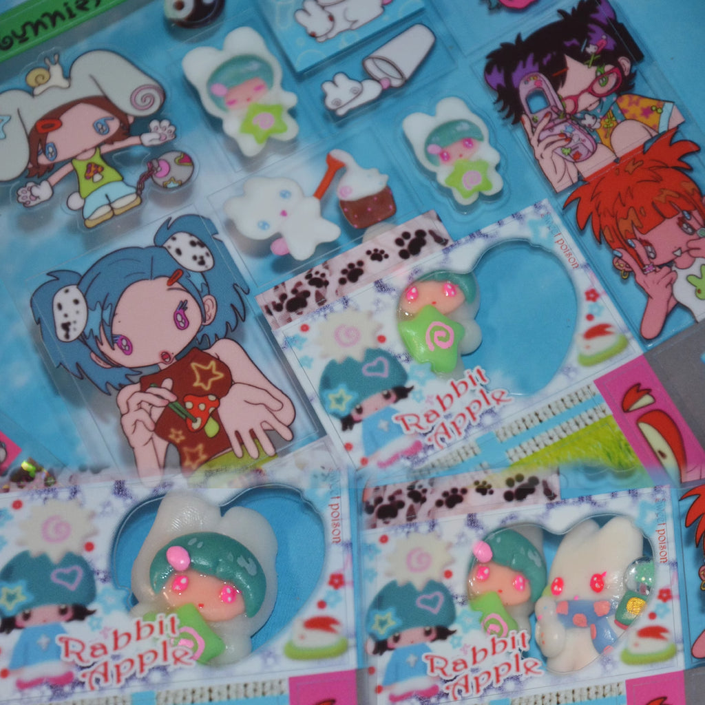 Sunonebird Bad Bunnies Stickers