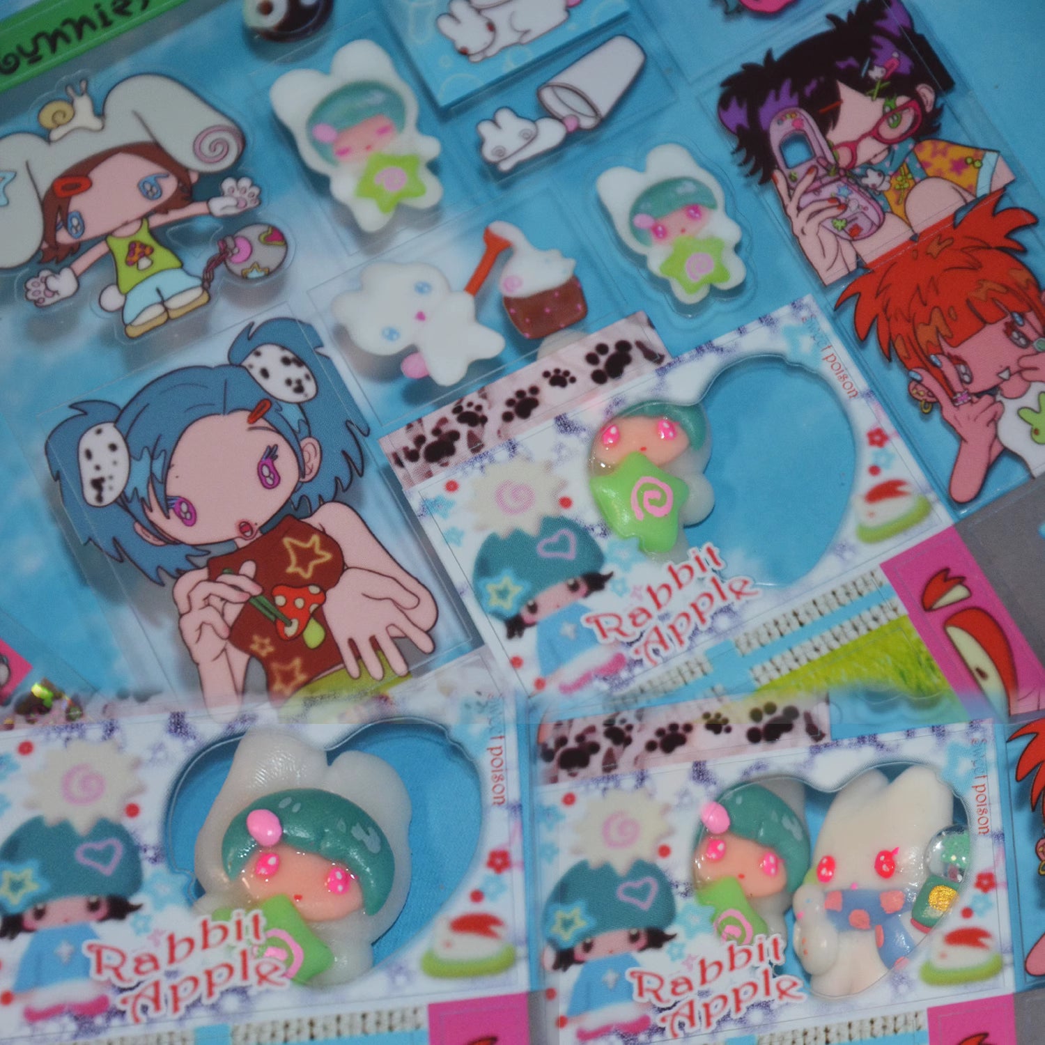 Sunonebird Bad Bunnies Stickers