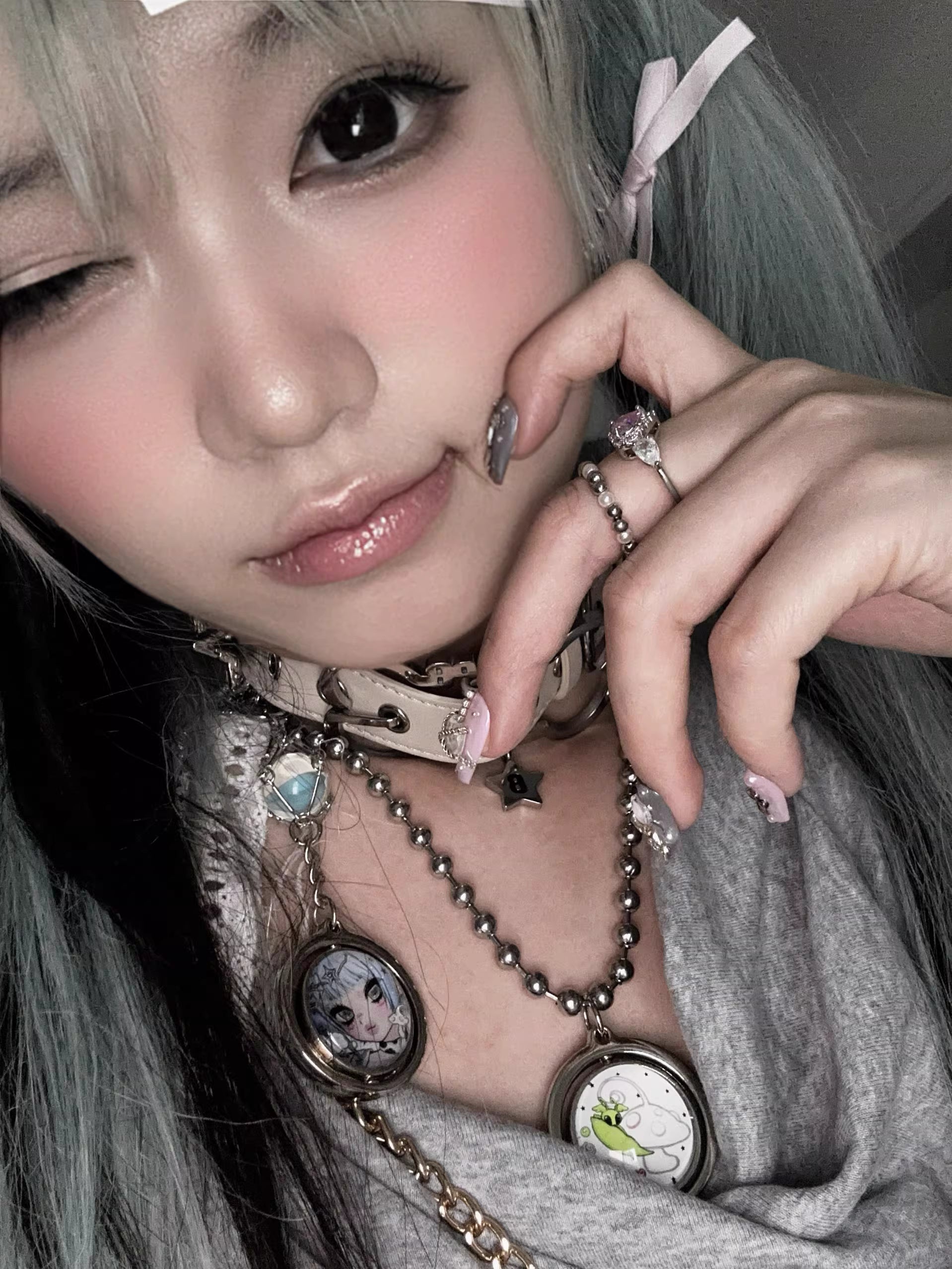 pickybone Supernova Round Necklace