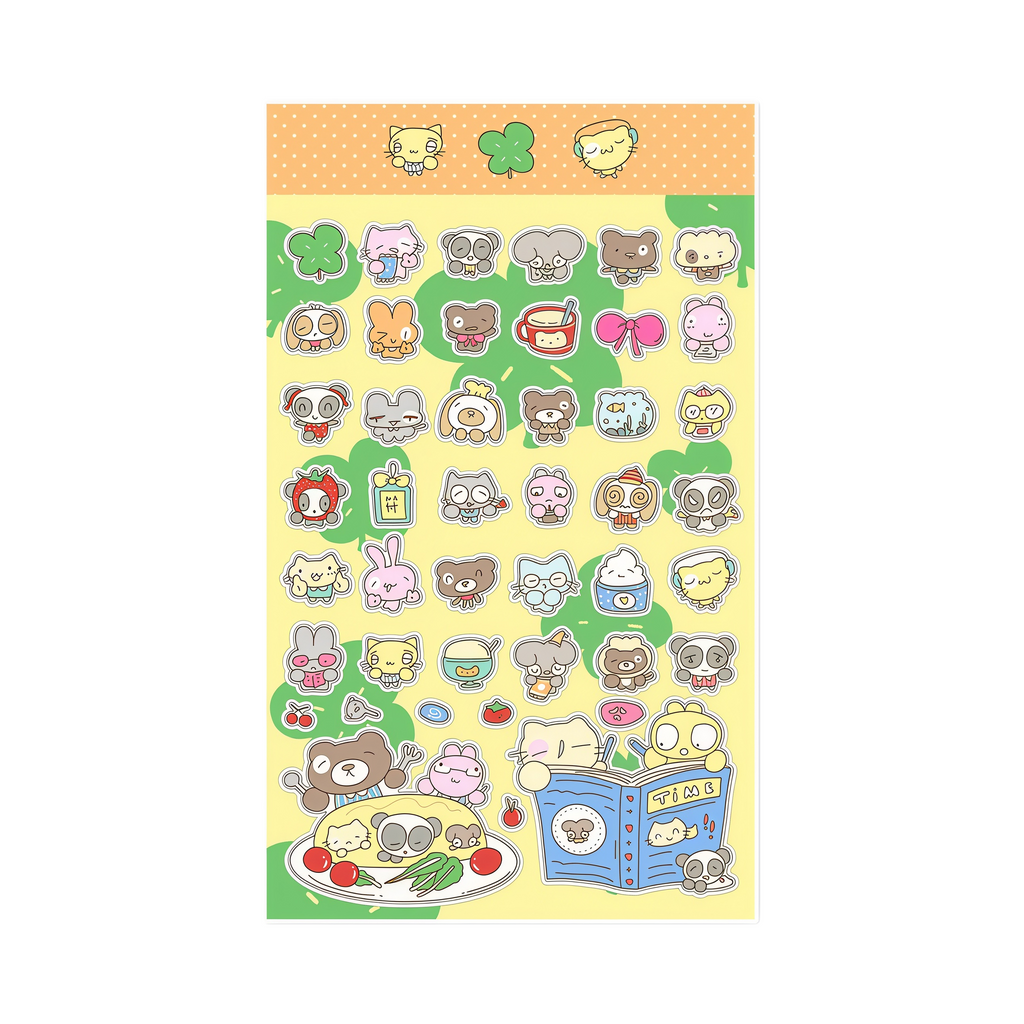 WakaWaka 3D Bubble Stickers
