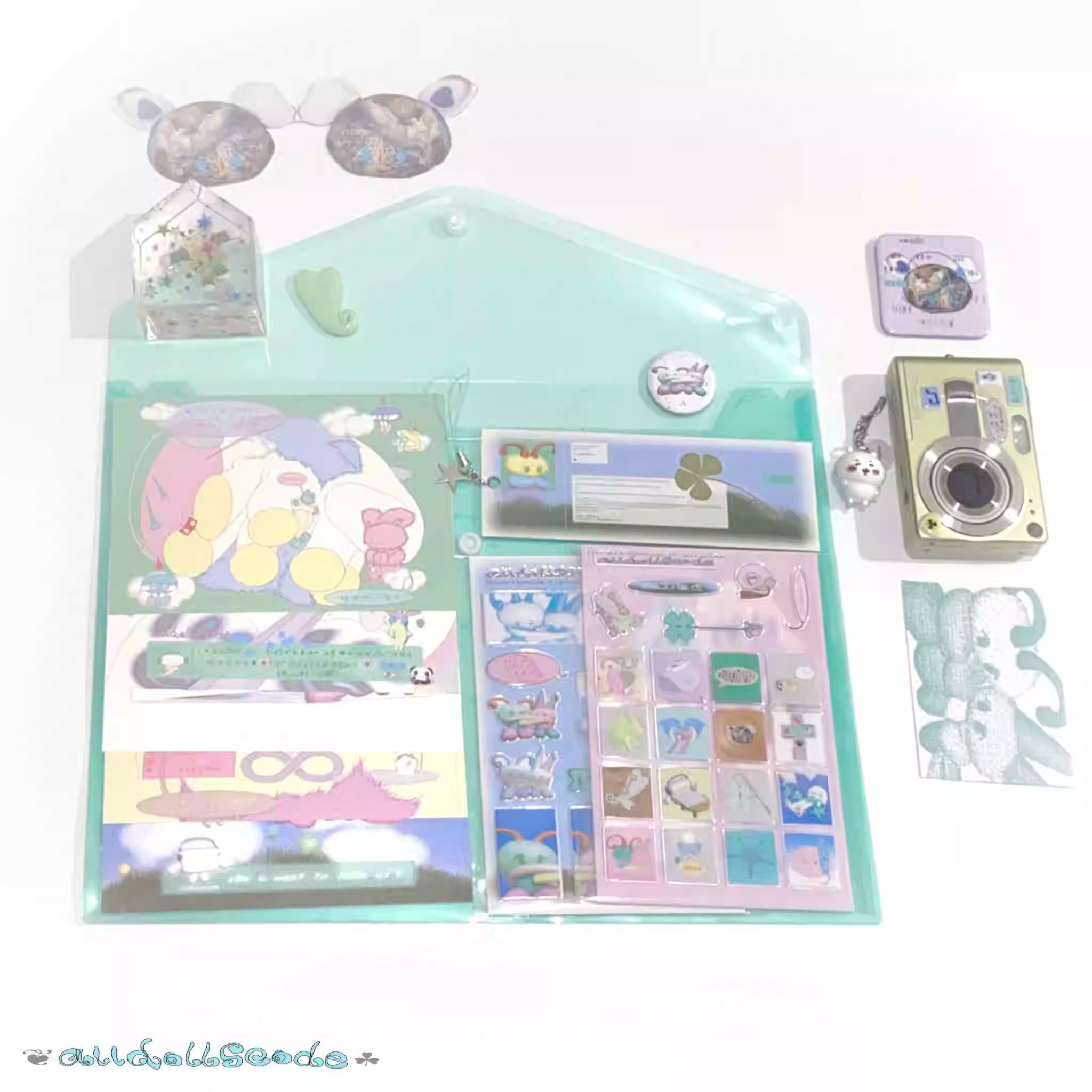 alldollscode Illustrated postcards