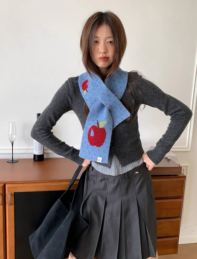 Apple Orchard Knit Scarf