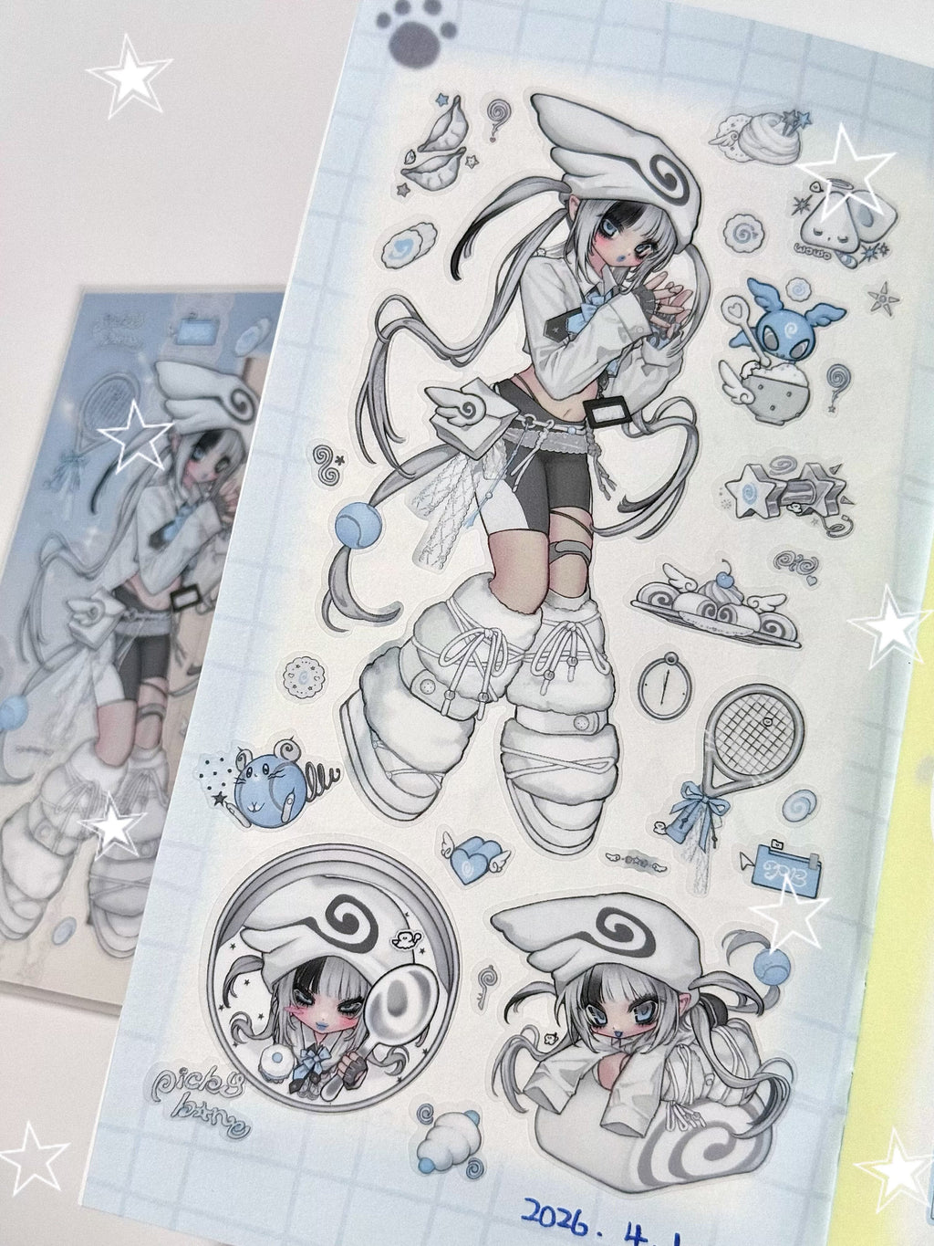 Pickybone Noodle Roll House Sticker