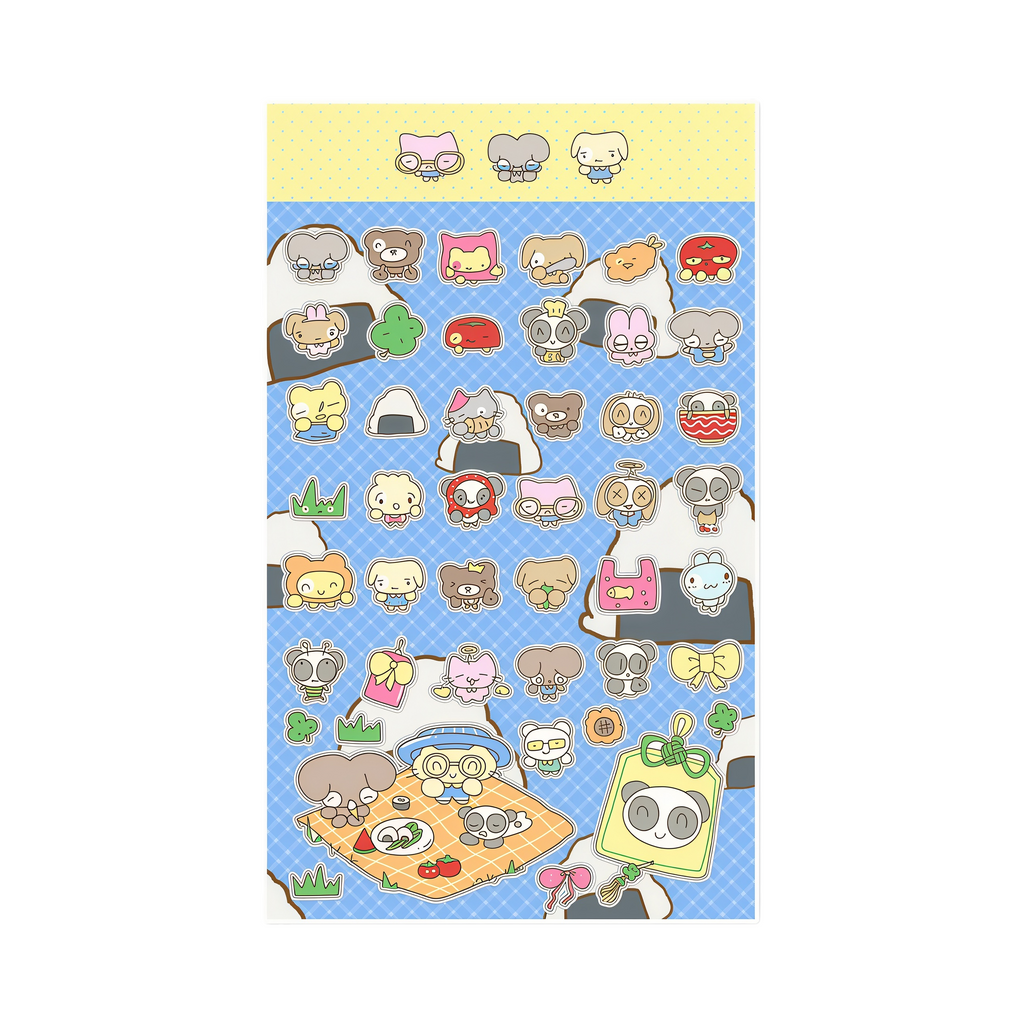 WakaWaka 3D Bubble Stickers