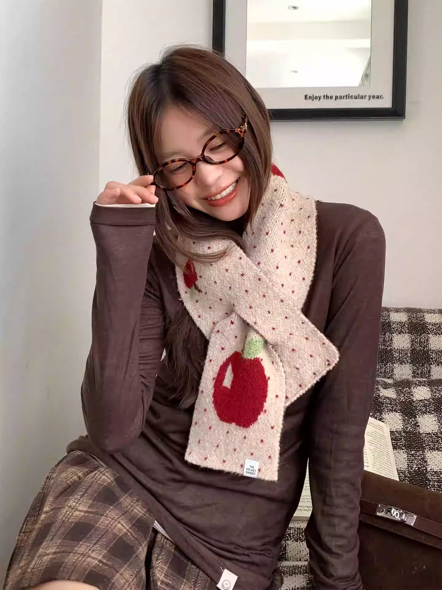Apple Orchard Knit Scarf