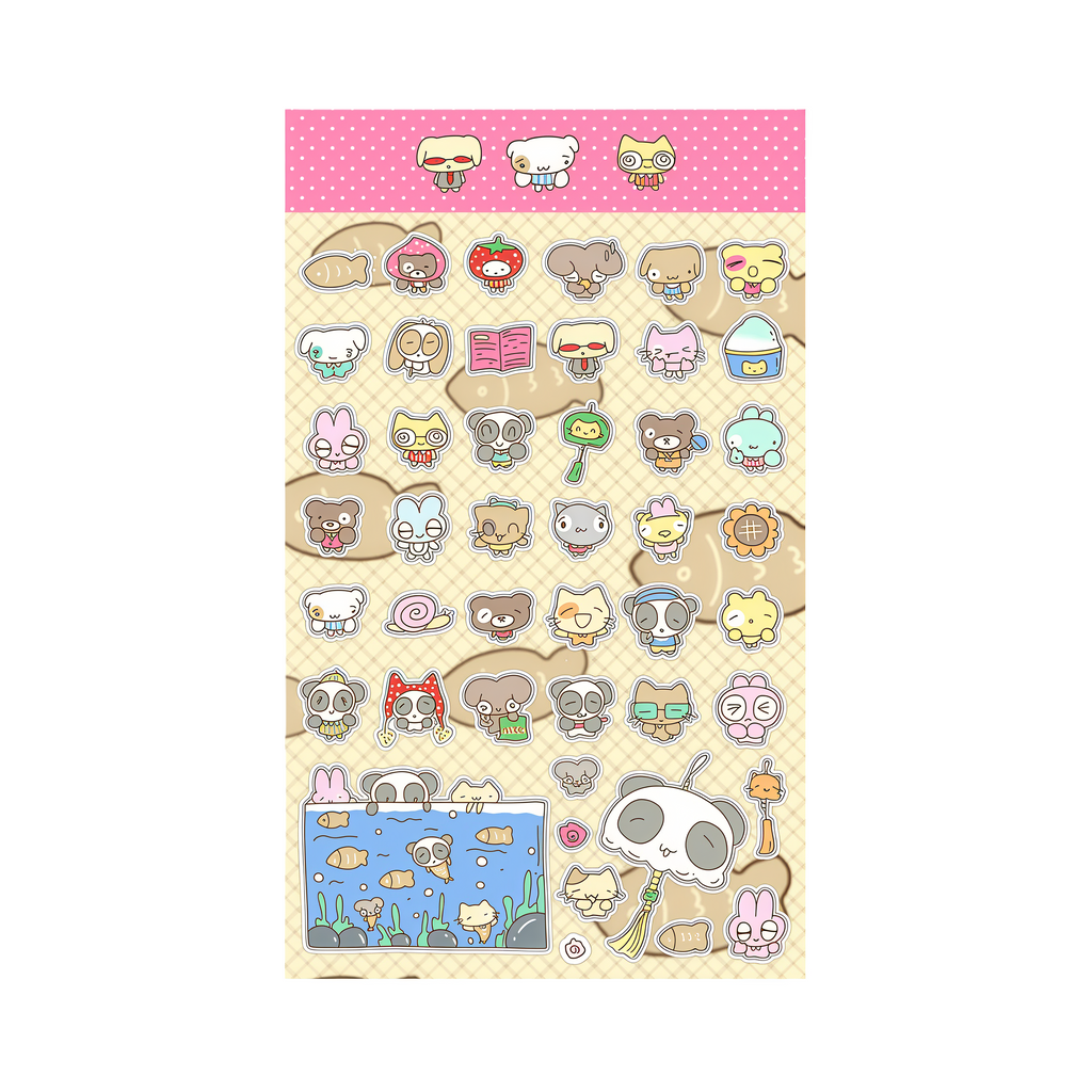 WakaWaka 3D Bubble Stickers