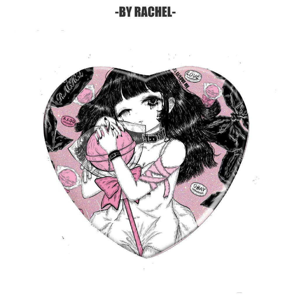 Pipoo LOVE ME Candy Girl Badge