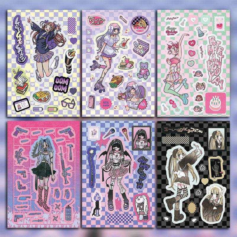 Domi Girls Sticker Set