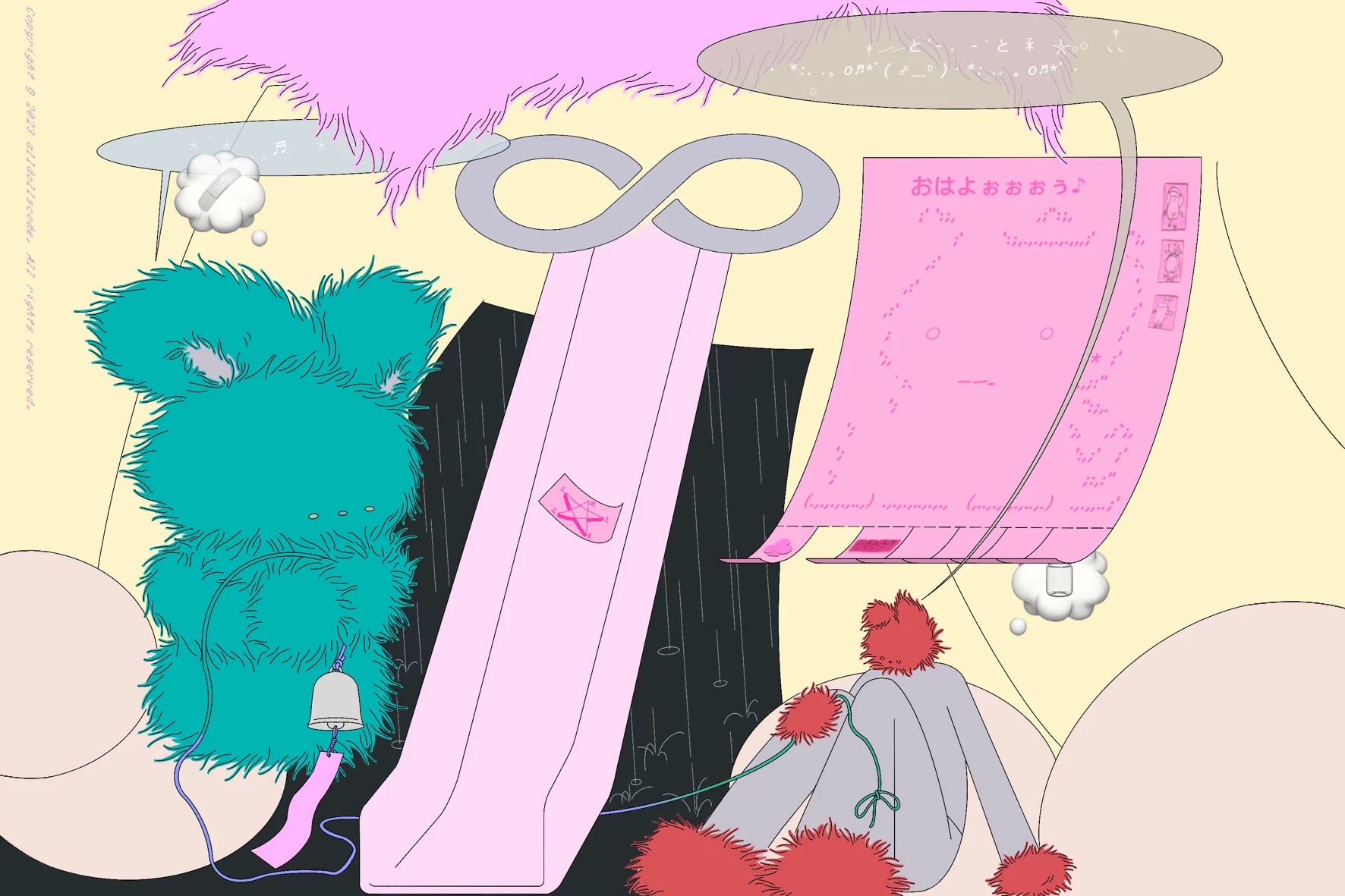 alldollscode Illustrated postcards