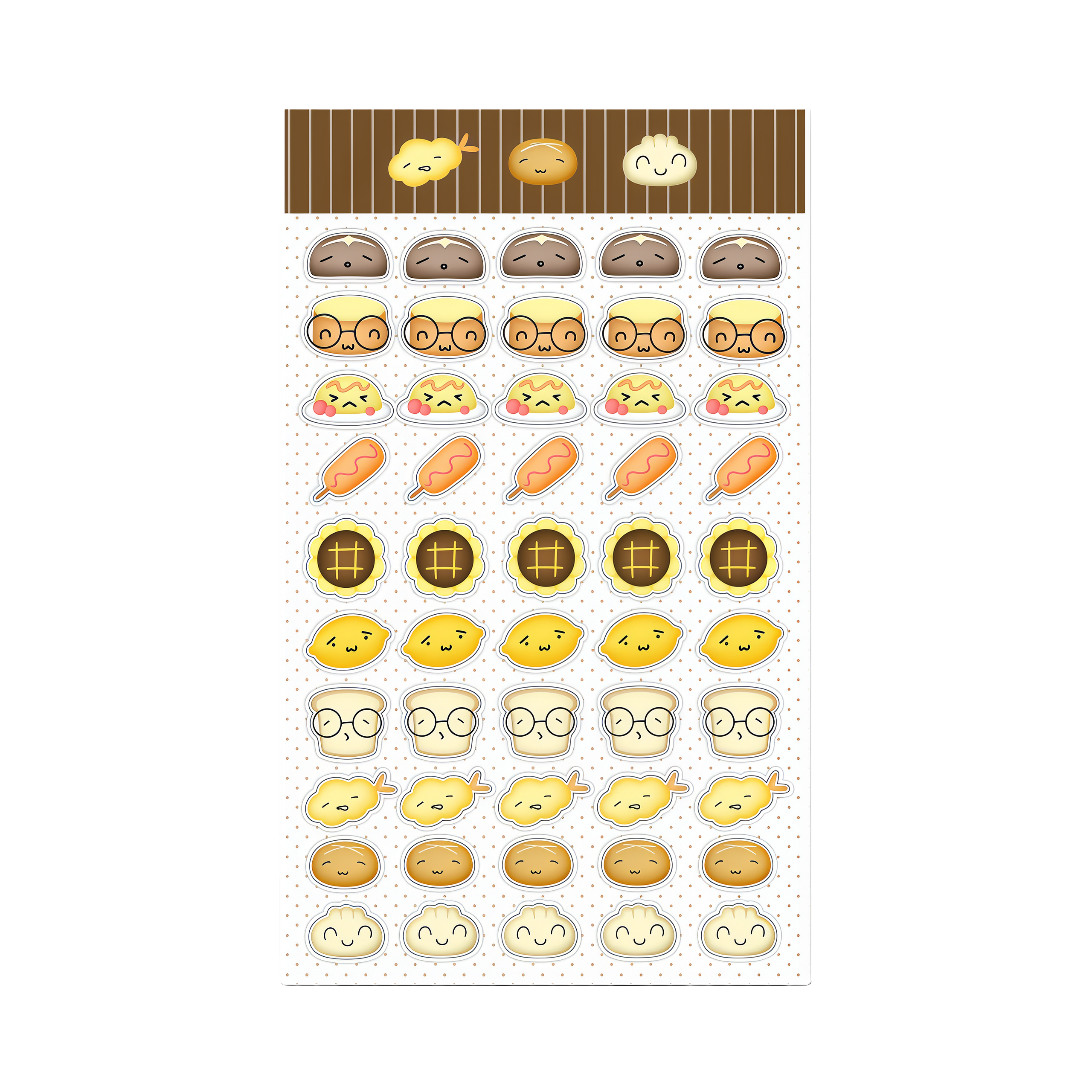WakaWaka 3D Bubble Stickers