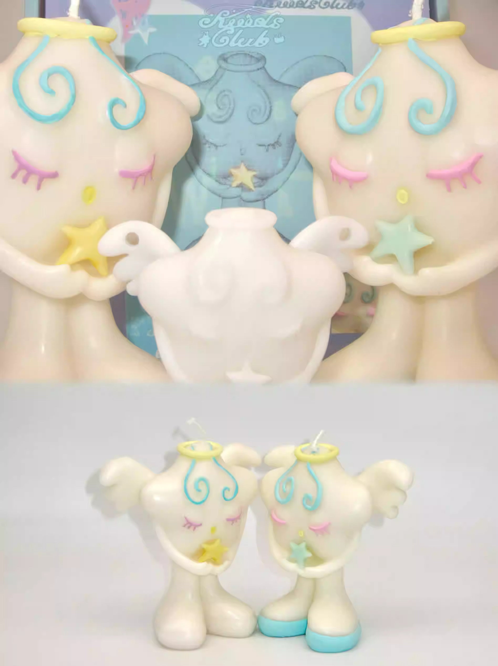 kiiidsclub Falling Angel Rising Star Handmade Scented Candle