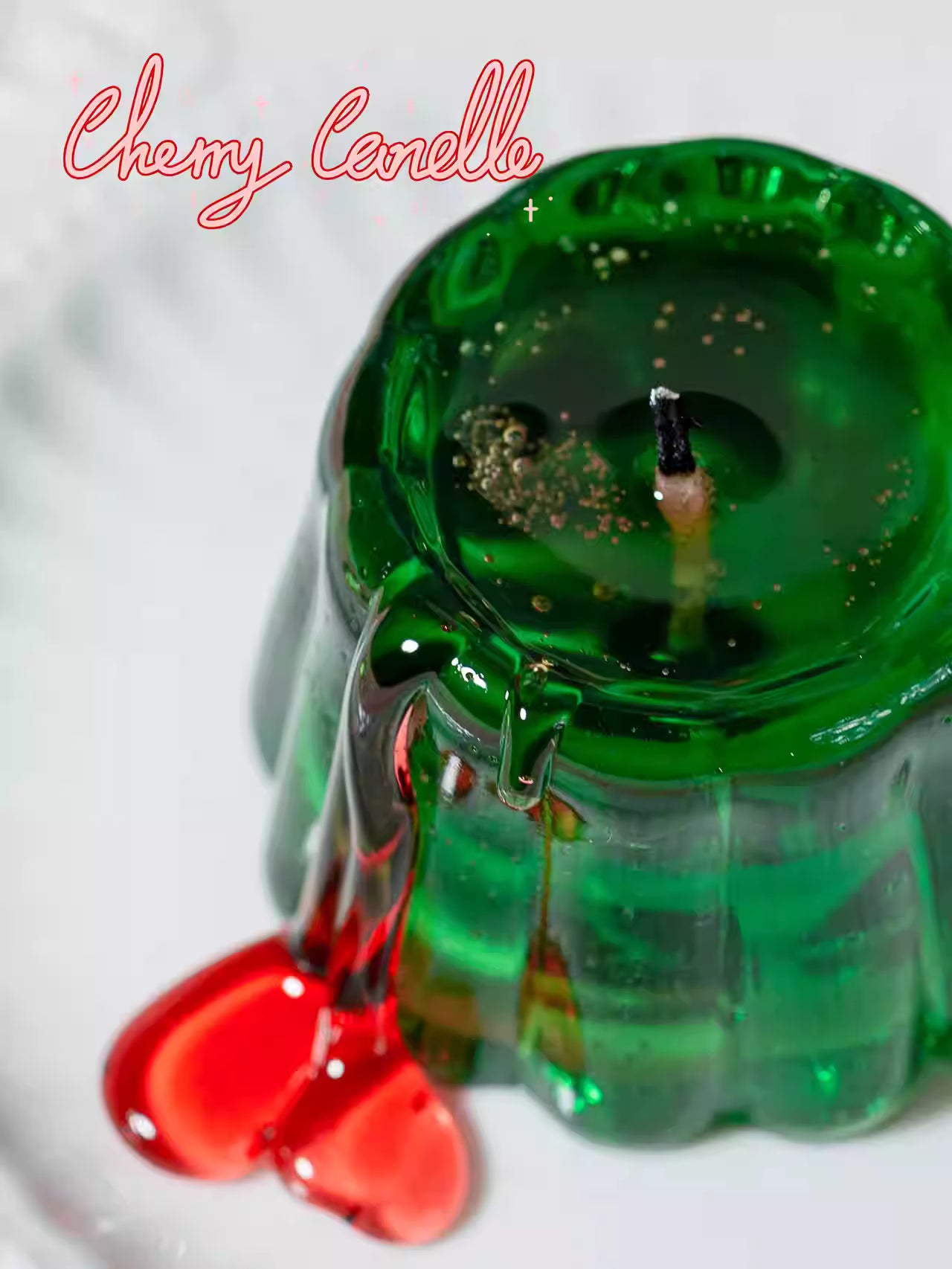 HollyJelly Cherry on Top Scented Candle