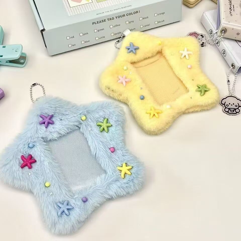 Fluffy Star Card Holder