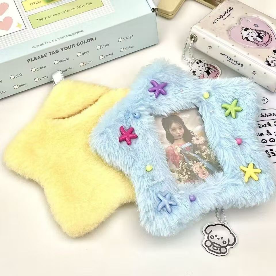 Fluffy Star Card Holder