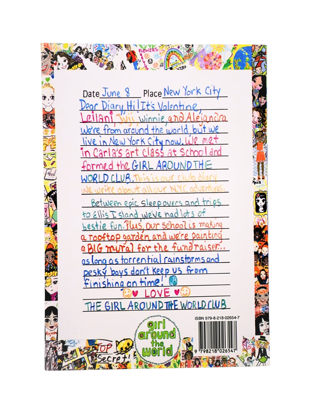 Girl Around The World Notebook