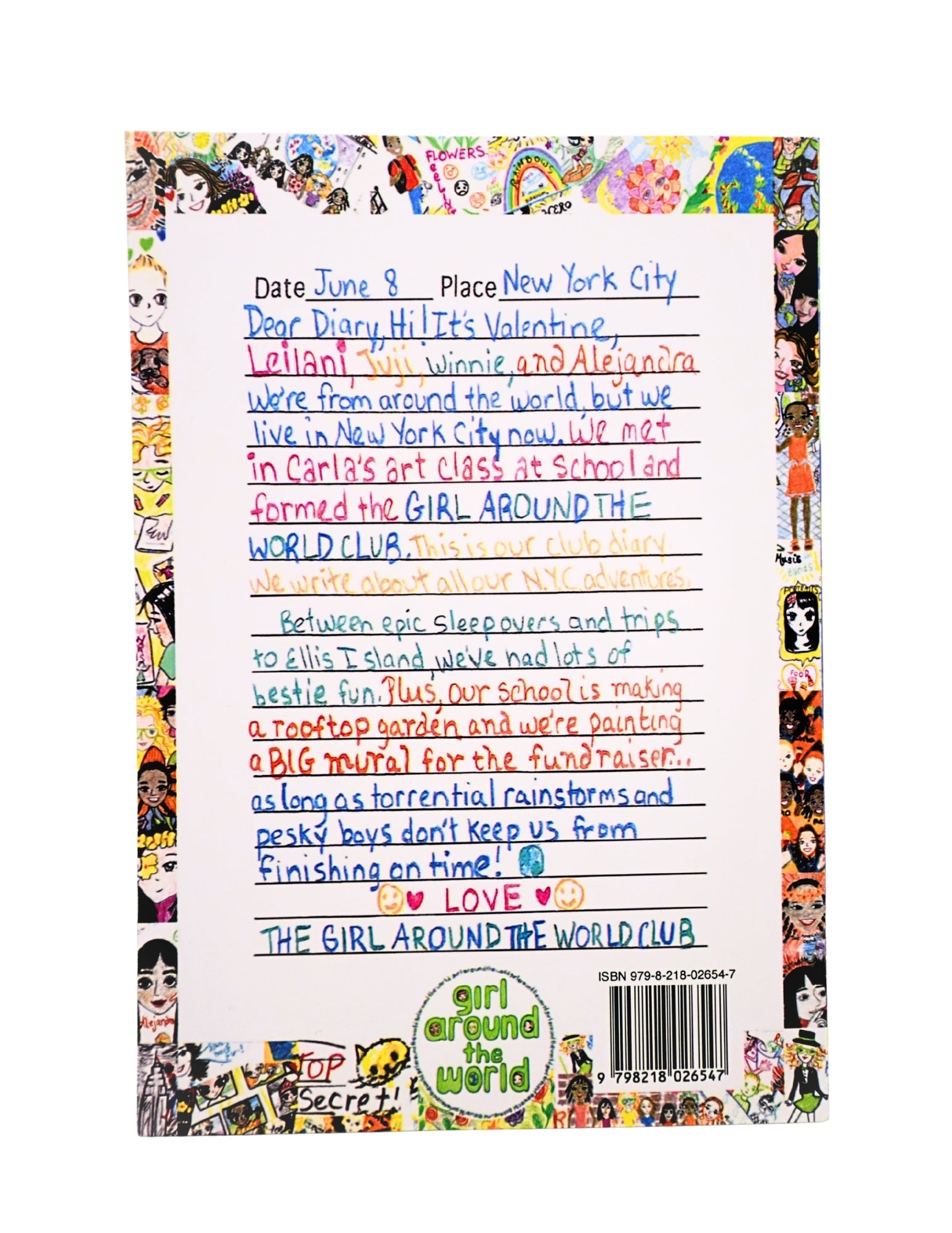 Girl Around The World Notebook