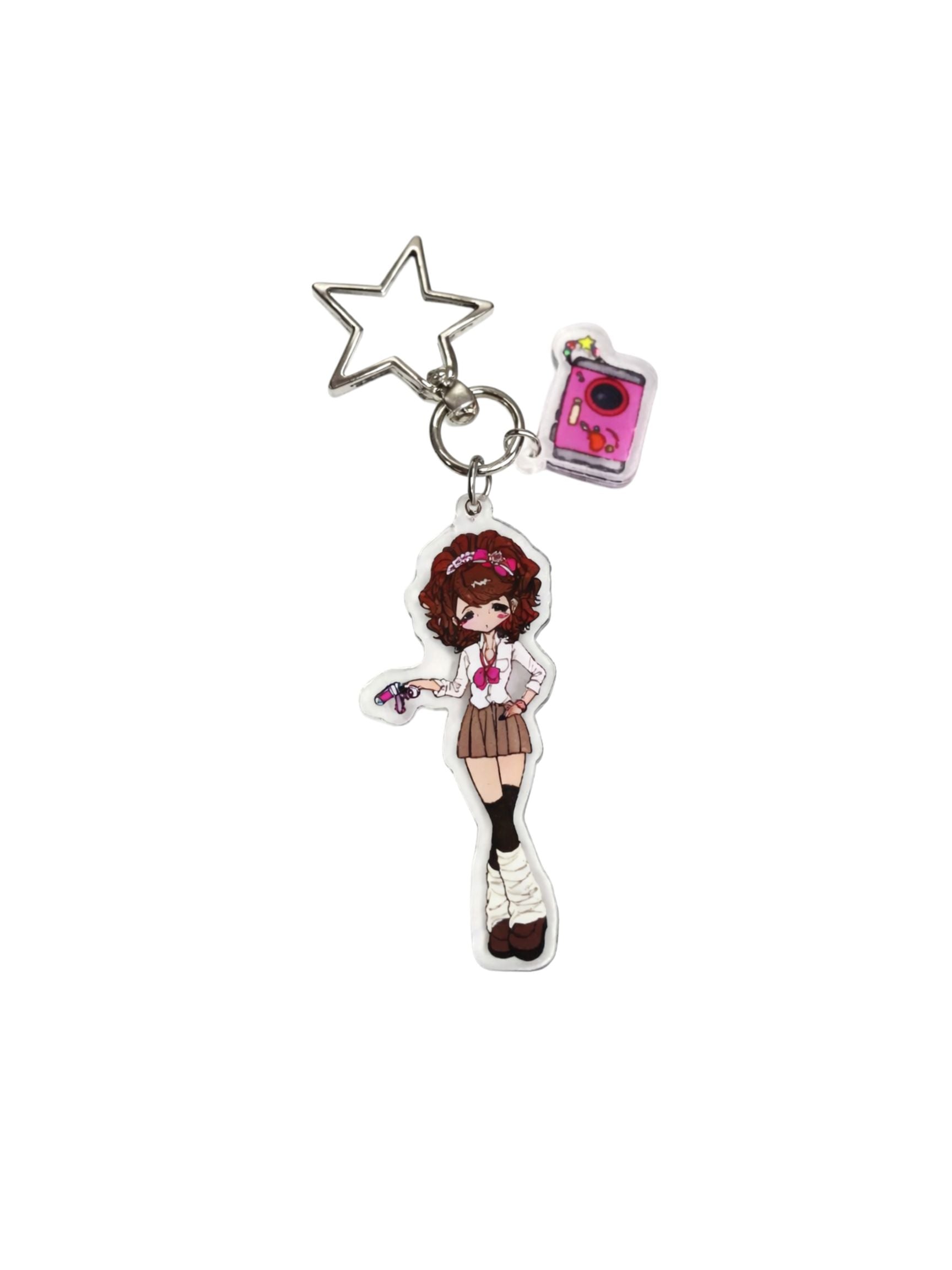 YAO Pose & Play Girl Keychain
