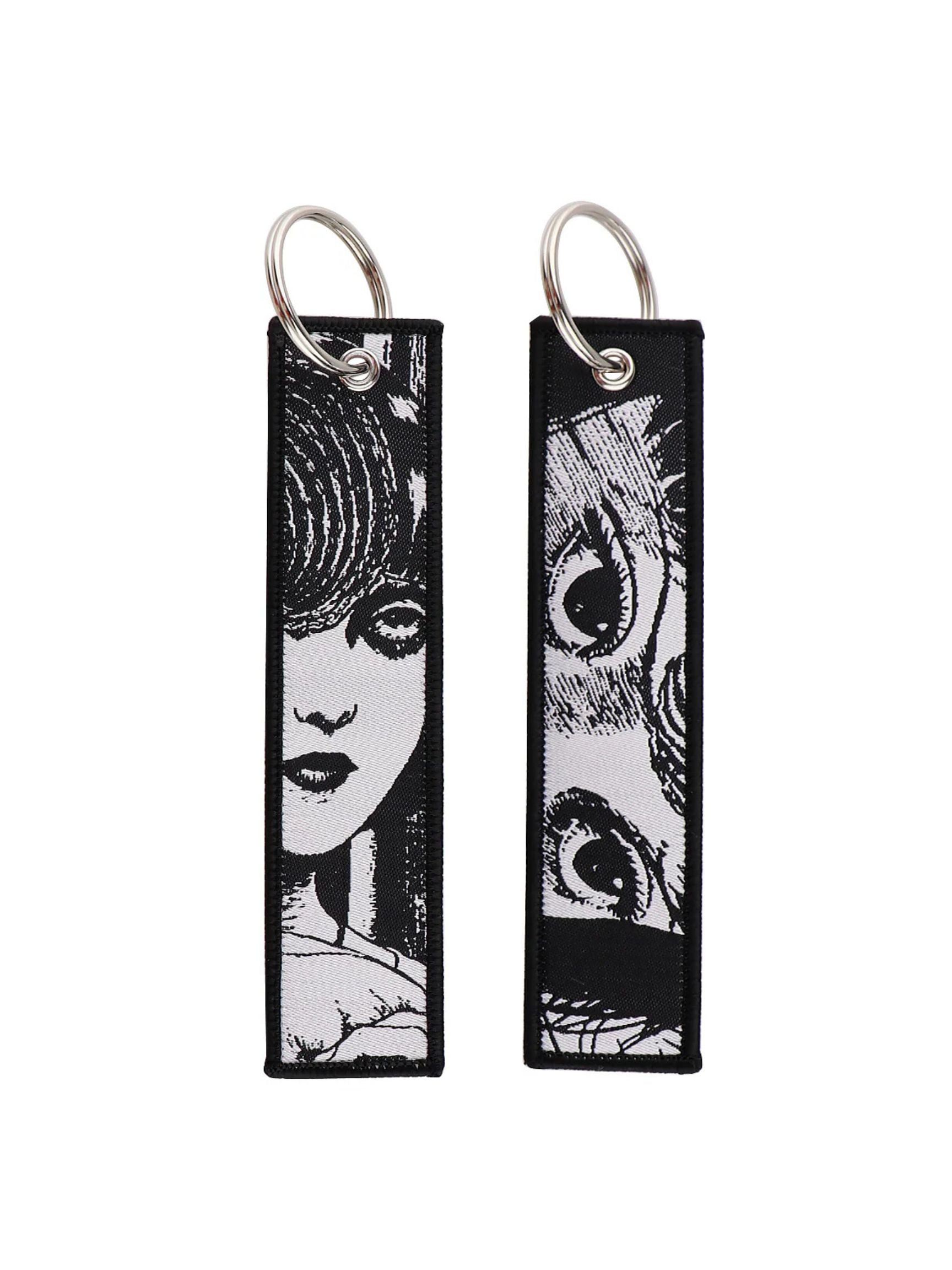 Tomie Manga Woven Keychain