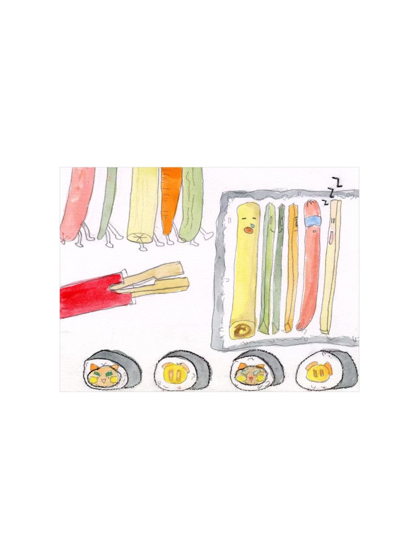 P.P.Mint School Meal Postcard series