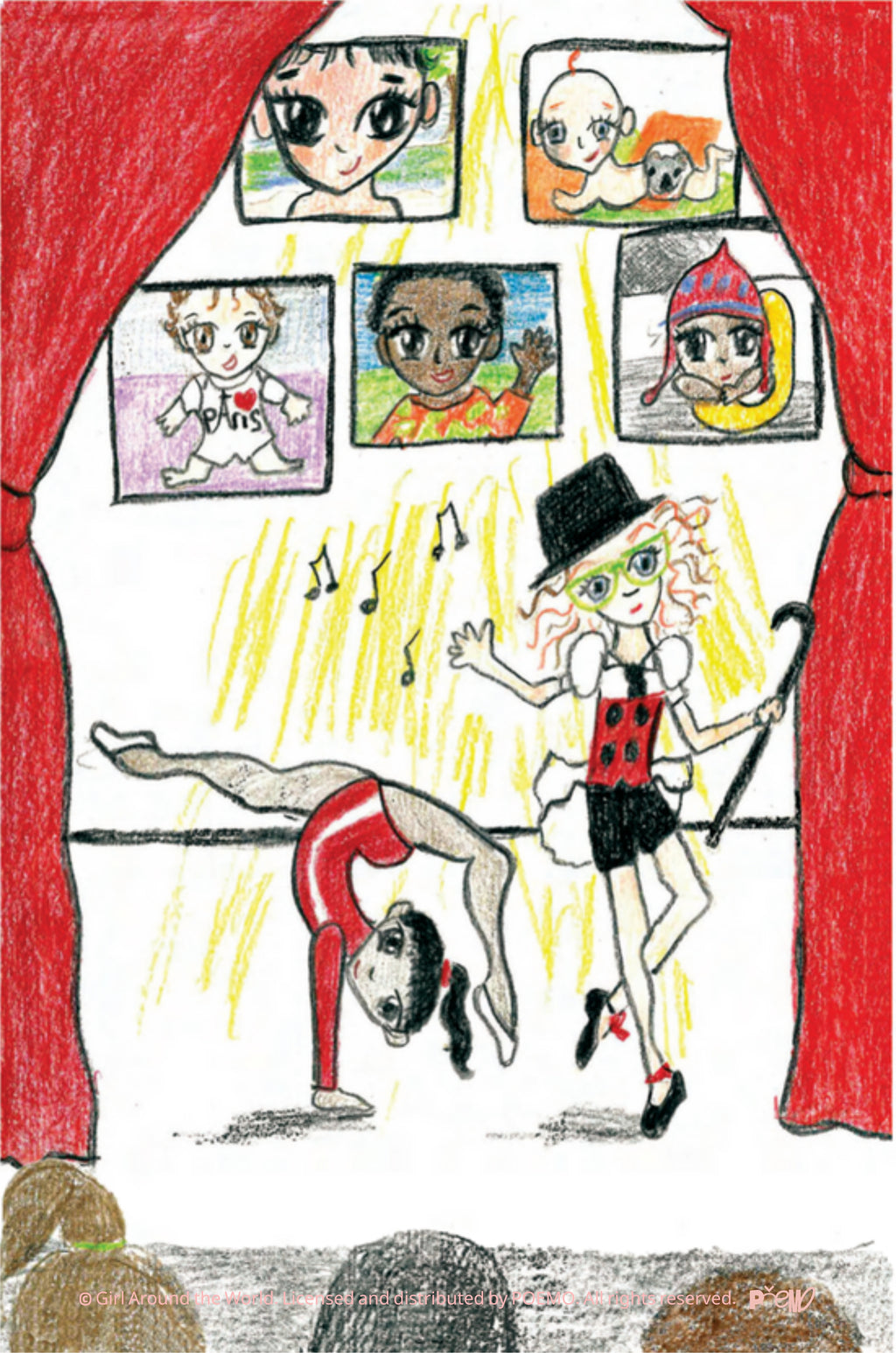 Girl Around the World: Postcard