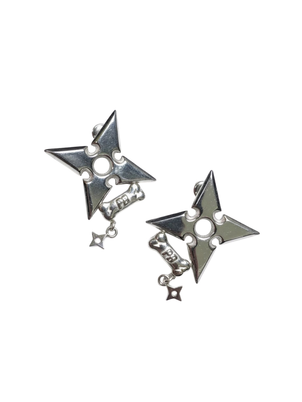 pickybone Mirror Dart Stud Earrings