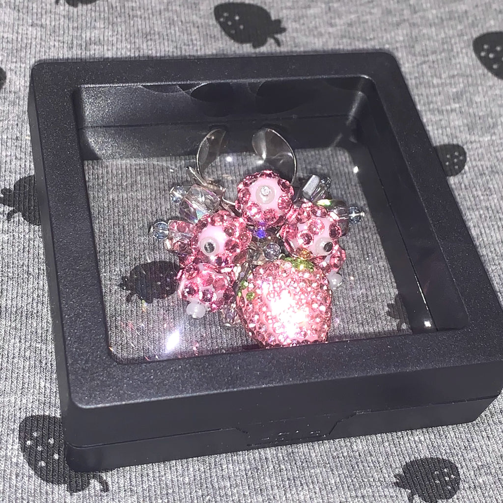 Strawberry Riot Ring