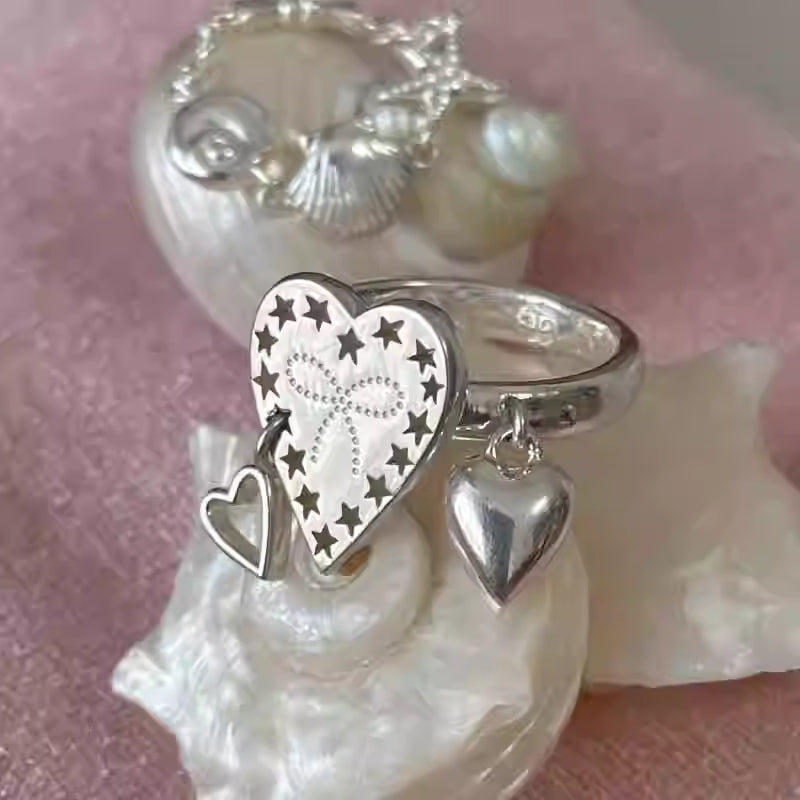 ISEE Starbow Heart Ring